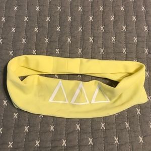Yellow Tri Delta Dri-Fit Headband